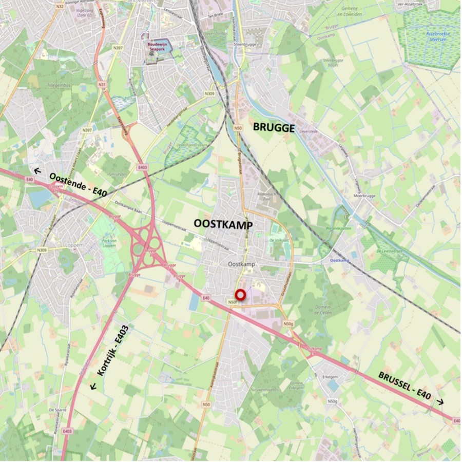Westhuis liggingsplan